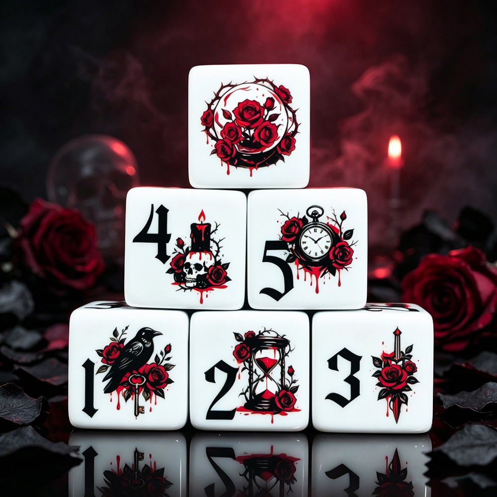 Board Game Dnd - Набор из 12 акриловых игральных костей