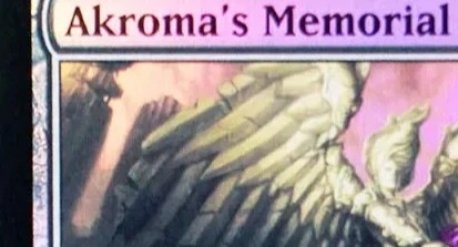 Board Game Dots - Коллекционные прокси-карты Akroma's Memorial/Akromas Will: черные,