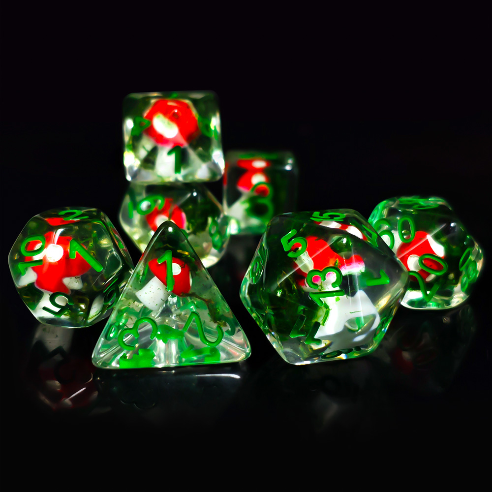 Board Game Dnd - 7 шт./компл. DND кости прозрачная смола