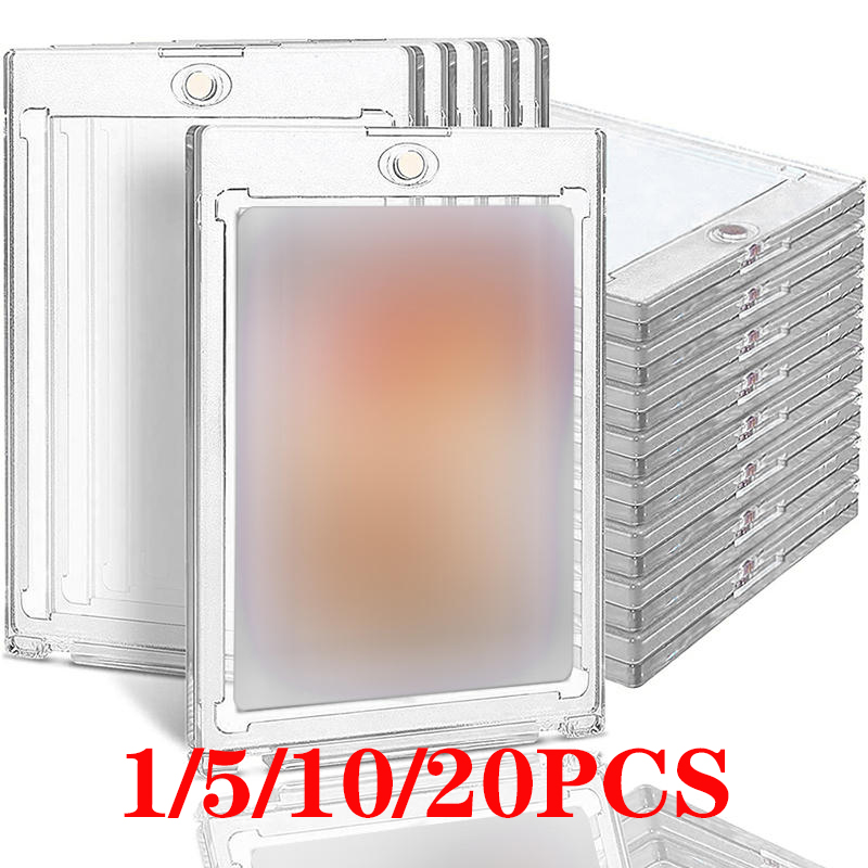 Card Sleeves Protector - Магнитные держатели для коллекционных карт: Прозрачный