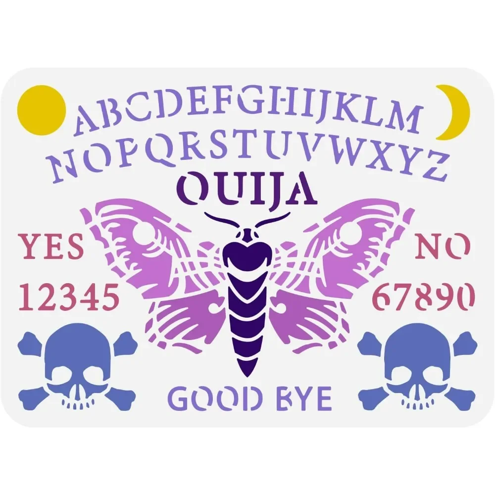 Board Game Template - Трафарет для доски Ouija 8,3x11,7 дюйма,