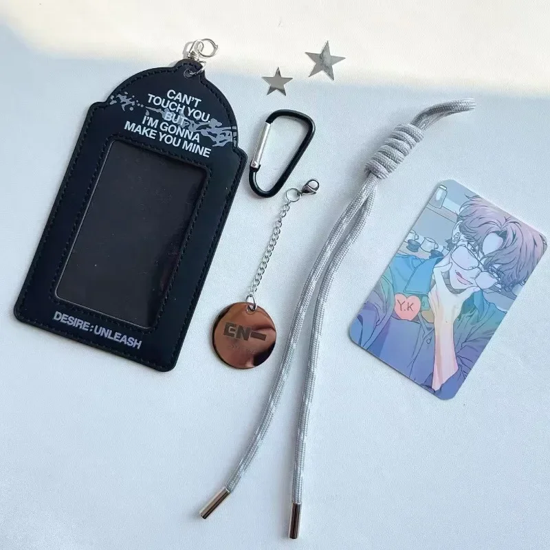 Card Sleeves Protector - Аниме ENHYPENS Мерч: Кожаный держатель для