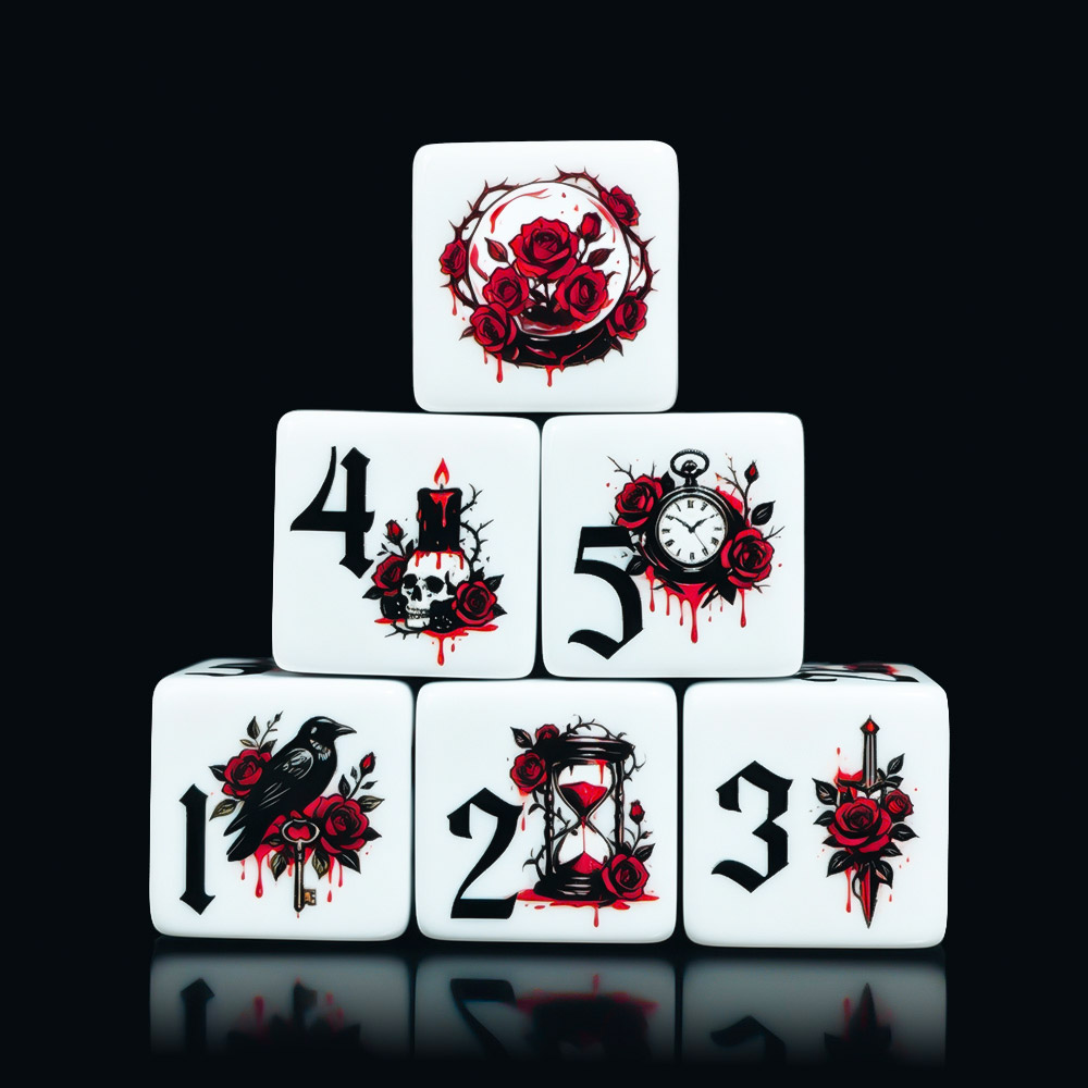 Набор из 12 акриловых игральны – обзор и цена Board Game Dnd