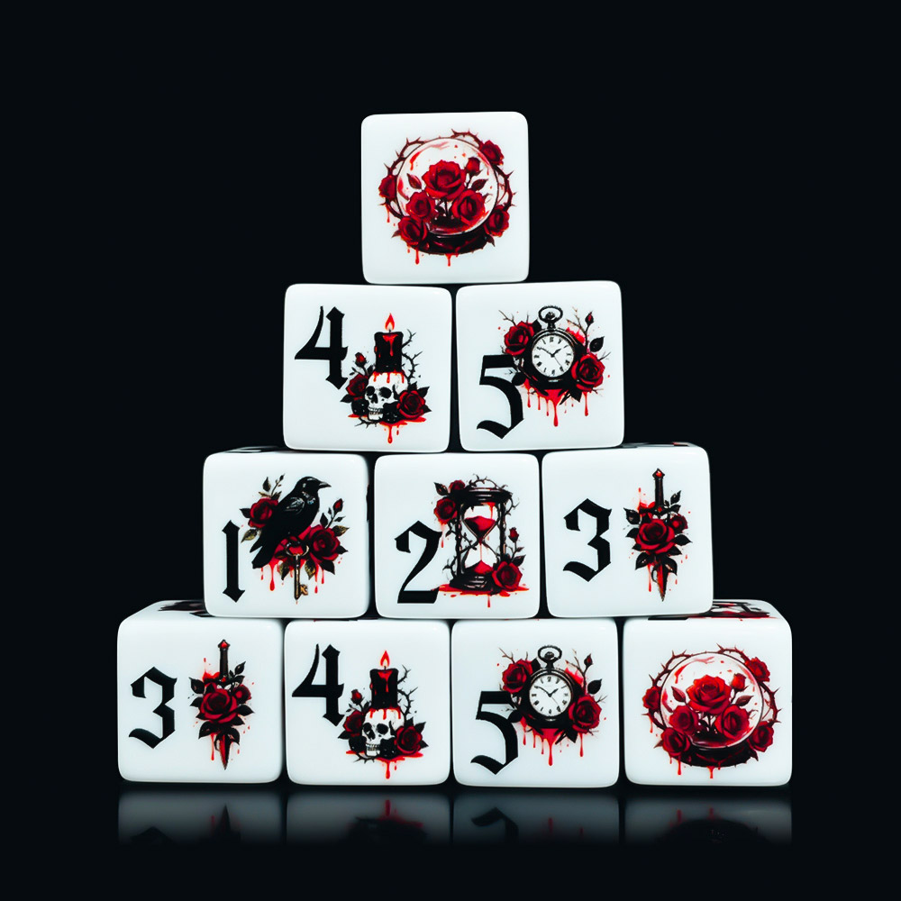 Набор из 12 акриловых игральны – обзор и цена Board Game Dnd