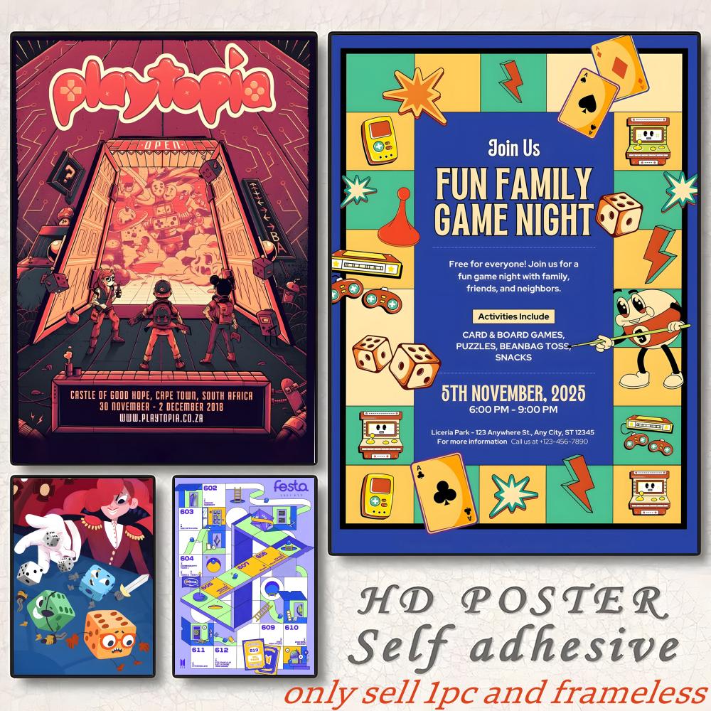 Постер-картина «Берлинское нас – обзор и цена Board Game Cafe