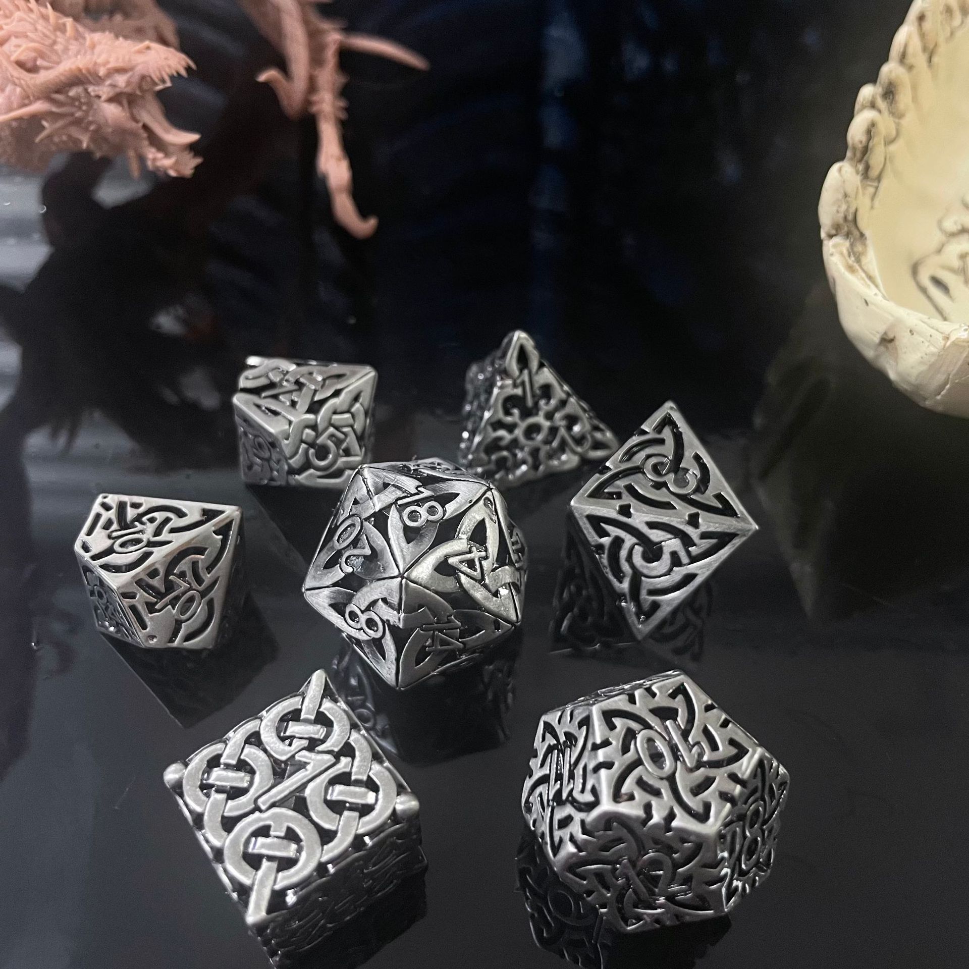 7 шт., металлические игральные – обзор и цена Board Game Dnd