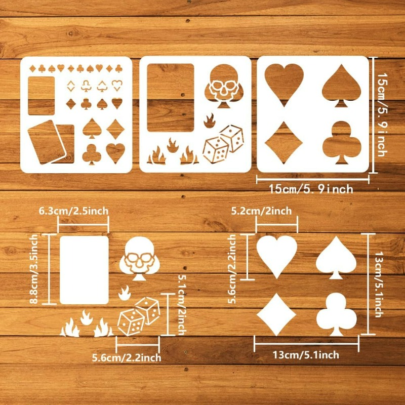 3 шт., трафареты для рисования – обзор и цена Board Game Template