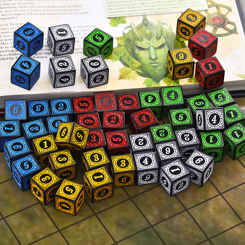 10PCS / Набор акриловых костей – обзор и цена Board Game Dungeons And Dragons
