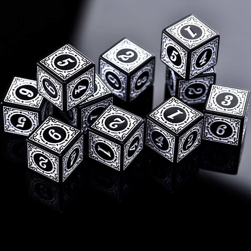 10PCS / Набор акриловых костей – обзор и цена Board Game Dungeons And Dragons