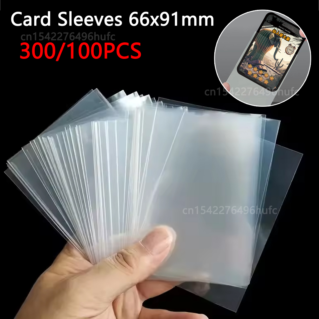 300/100 шт. 66*91 мм рукава дл – обзор и цена Card Sleeves Protector