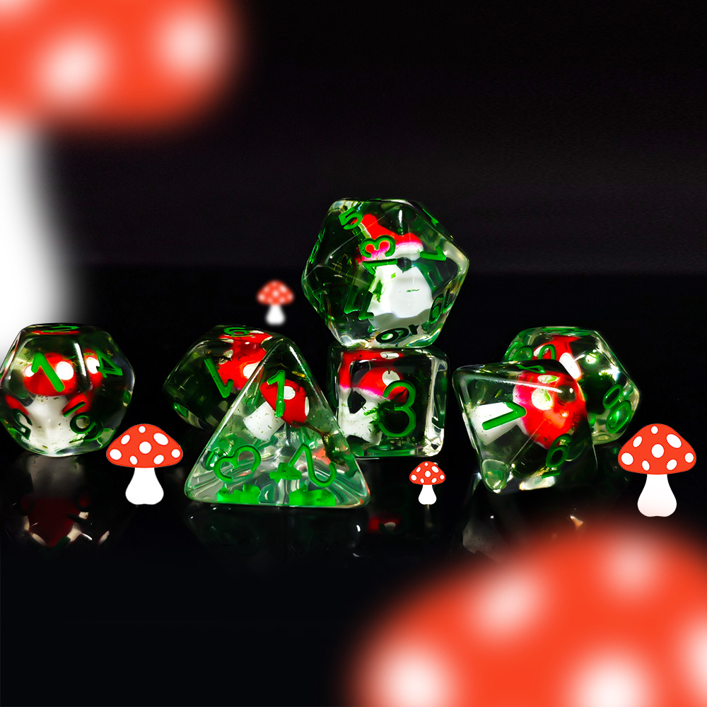7 шт./компл. DND кости прозрач – обзор и цена Board Game Dnd
