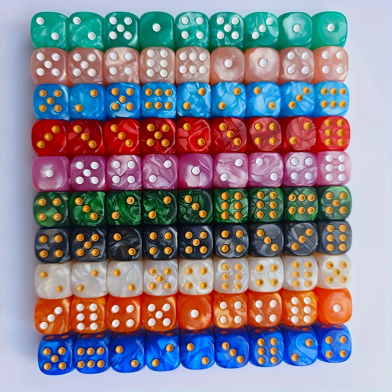 Набор из 10 акриловых игральны – обзор и цена Board Game Dnd