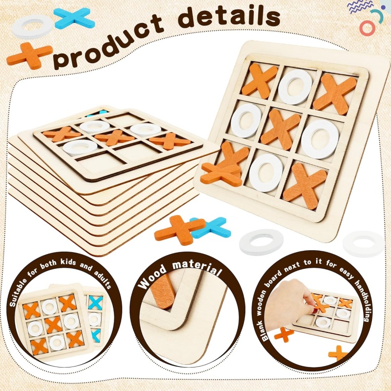 Деревянные игры Tic Tac Toe, ш – обзор и цена Board Game Template