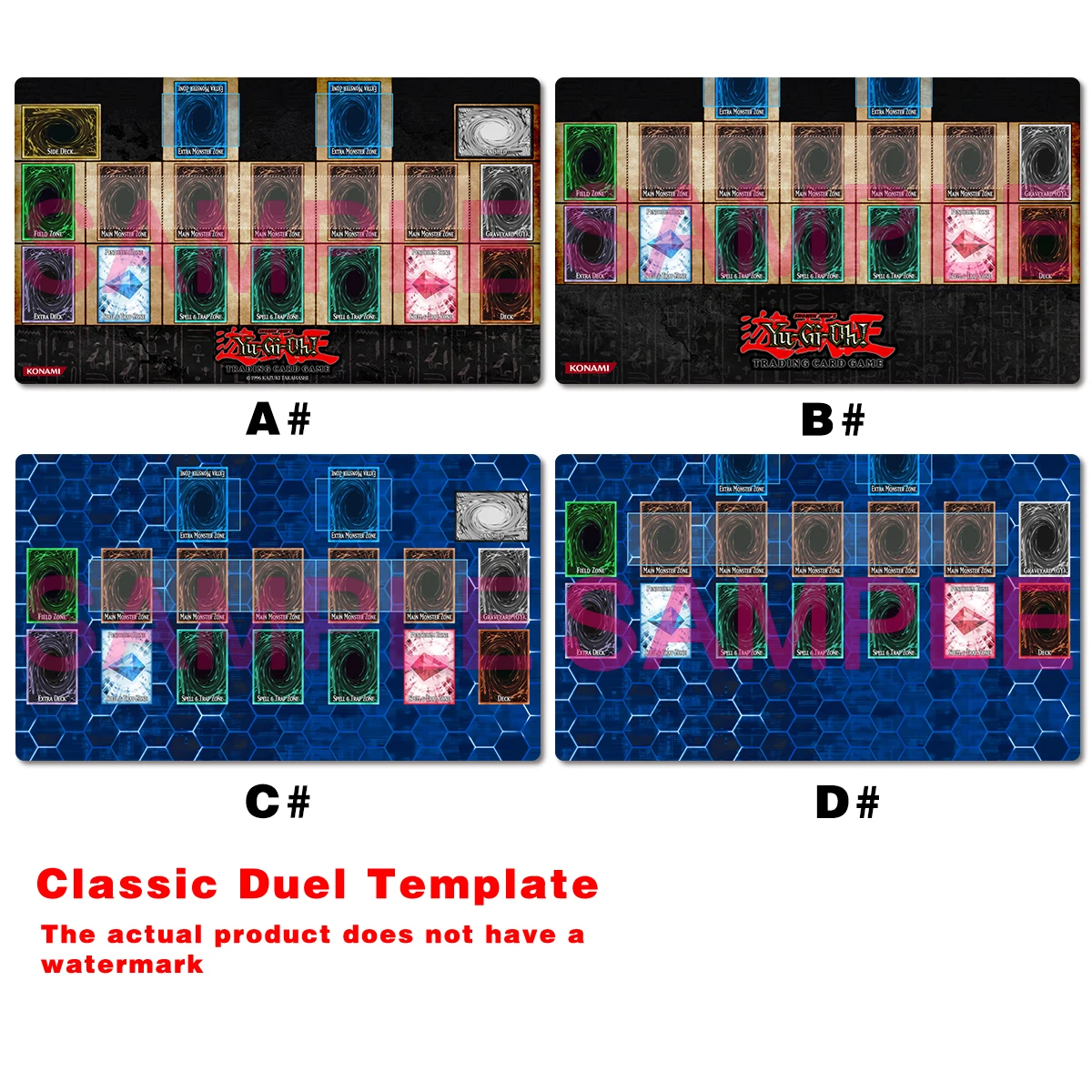 YuGiOh Классический коврик для – обзор и цена Board Game Template