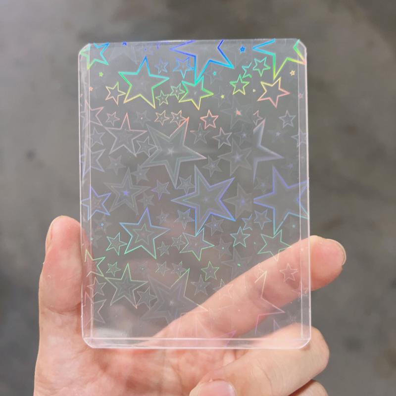 10 шт. голографических лазерны – обзор и цена Card Sleeves Protector