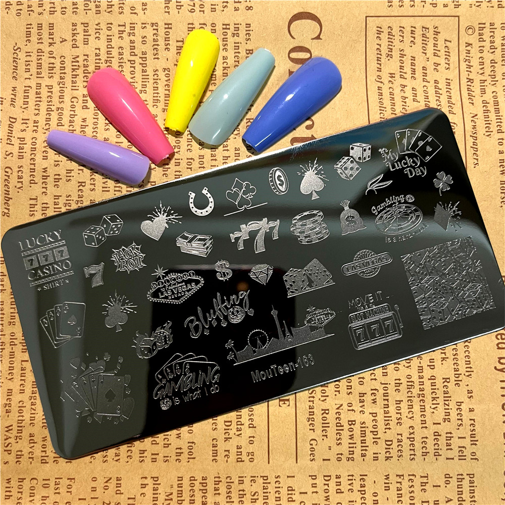 Пластина для штамповки ногтей  – обзор и цена Board Game Template